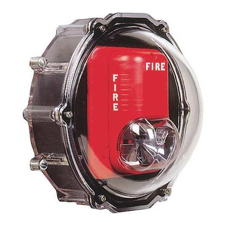 Safety Technology International Universal Stopper Cover, Polycarbonate, Surface Mount, 7 3/4 in W x 7 3/4 in H x 4 1/4 in D, Clear STI-1229