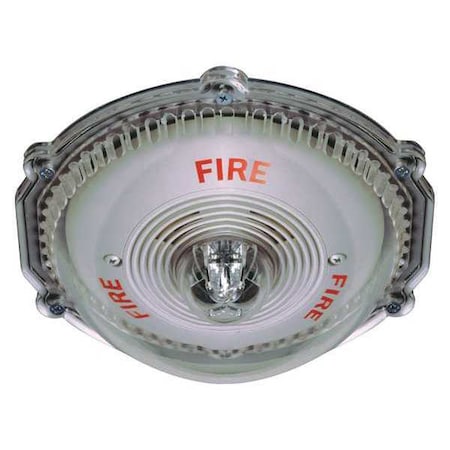 Safety Technology International Universal Stopper Cover, Polycarbonate, Flush Mount, 7 3/8 in W x 7 3/8 in H x 2 7/8 in D, Clear STI-1215