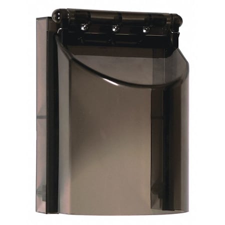 Safety Technology International Keypad Cover, Polycarbonate, Flush Mount, 3 3/8 in W x 4 5/8 in H x 2 7/8 in D, Smoke STI-6522-S