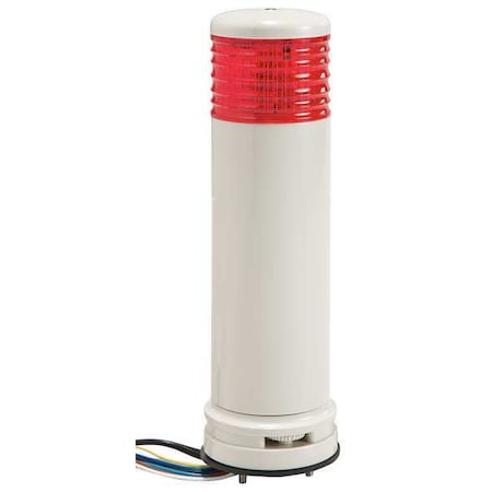 Schneider Electric Tower Light Assembly, 100 to 240V, Red, 60 mm Dia., 232 mm Height, LED XVC6M15SK