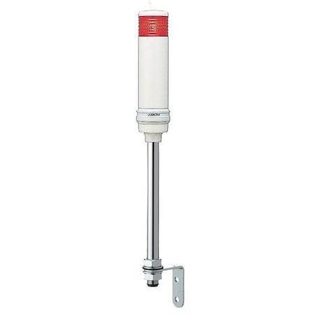 Schneider Electric Tower Light Assembly, 100 to 240V, Red, 40 mm Dia., 567 3/16 mm Height, LED XVC4M15S