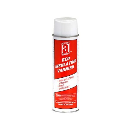 Anti-Seize Technology Insulating Varnish, 16 oz, Translucent Red 17214