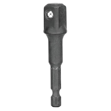Dewalt Socket Adapter, 1/4 Hex to 1/2 Sq., PK25 DW2547IRB