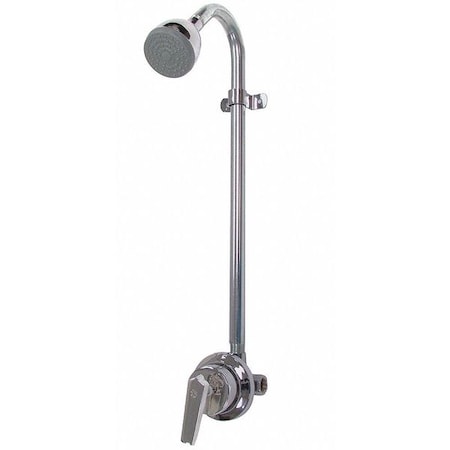 Speakman Wall Mounted Exposed Shower, Manual, 2, Wall, Rough Chrome Plated S-1496-AF