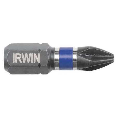 IRWIN Insert Bit, Stl, SAE, Metric, #1, 1/4", PK20 IWAF31PR220