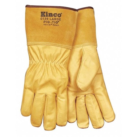 Kinco TIG Welding Gloves, Tan, M, PR 0129-M