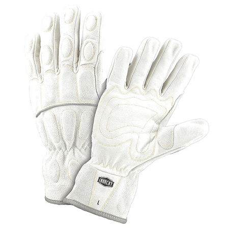 Ironcat Welding Gloves, Slip-On Cuff, Wing Thumb, Premium Buffalo, L, 1 PR 9075/L