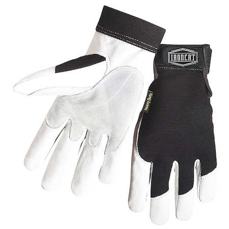 Ironcat Welding Gloves, Hook-and-Loop Cuff, Wing Thumb, Premium Cowhide, 2XL, 1 PR 86552/2XL