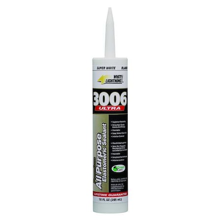 White Lightning Hybrid Sealant, 10 oz, Cartridge, Super