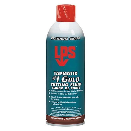 Lps Cutting Oil, 11 oz., Aerosol, Gold 40312