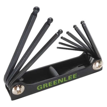 Greenlee 9 Piece SAE Hex Key Set, 0254-12 0254-12