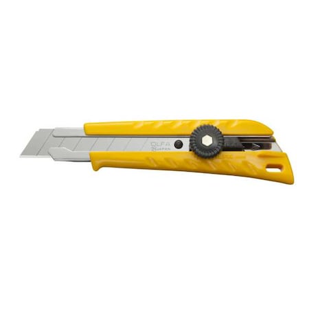 OLFA Utility Knife, Manual Retracting, Utility, Multipurpose, Plastic, 6 in L L-1