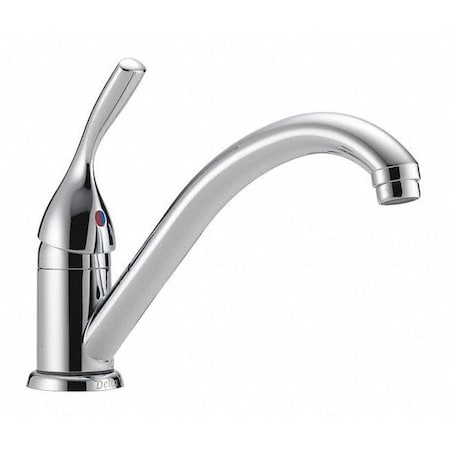 Delta Single Handle Kitchen Faucet, Single Hole Only Mount, 1 Hole Commercial 101-DST