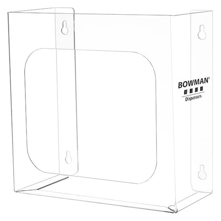 Bowman Dispensers Protection Dispenser, PETG, Clear, 11 7/32 in BP-007