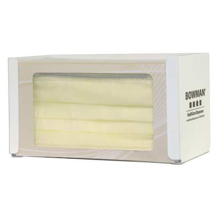 Bowman Dispensers Face Mask Dispenser, 4-1/4 in. H, Keyholes FB-037