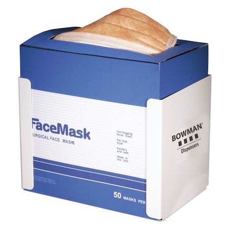 Bowman Dispensers Face Mask Dispenser, 6 in. H FB-040