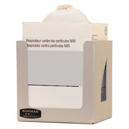 Bowman Dispensers Face Mask Dispenser, 7-1/8 in. H FM300-0212