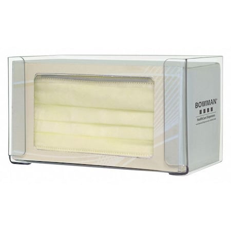 Bowman Dispensers Face Mask Dispenser, 4-1/4inHx4-17/64inD FP-038