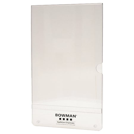 Bowman Dispensers Sign Holder, Screws, 13-13/16 In H MP-070