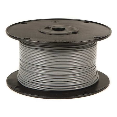 Grote Primary Wire, GPT, 14 AWG, 1C C, Gray, PVC, Stranded, 60V, 100 ft. 87-7003