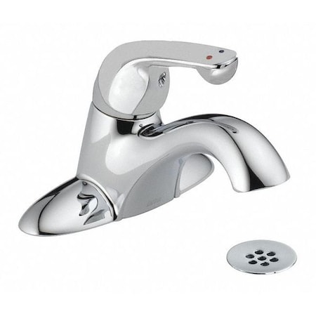 Delta Bathroom Faucet, Manual, 4" Mount, 2 or 3 Hole Commercial 523LF-HDF
