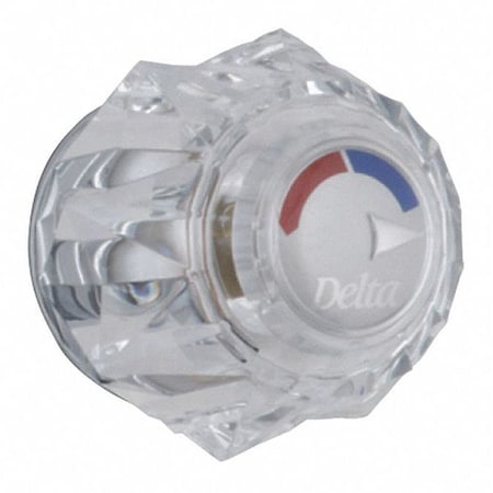 Delta Delta Single Clear Knob Handle Kit H71
