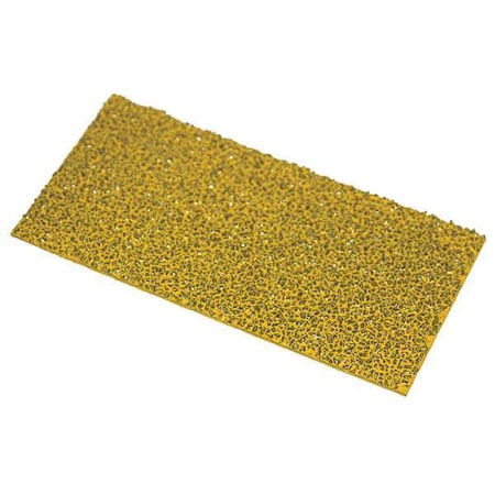 Vigil Antislip Industrial Grade Metal Deck, 47 1/4 in L x 7 57/64 in W, 3/64 in Thickness, Steel, Yellow 04-425