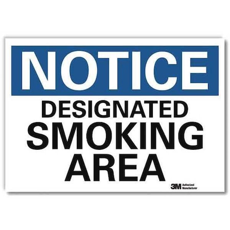 Lyle Notice Sign, 7" H, 10" W, Reflective Sheeting, Vertical Rectangle, English, U5-1118-RD_10X7 U5-1118-RD_10X7