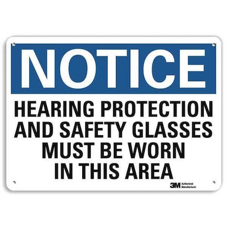 Lyle NoticeSign, RecycldReflecAlum, 14inWx10inH, U5-1263-RA_14X10 U5-1263-RA_14X10
