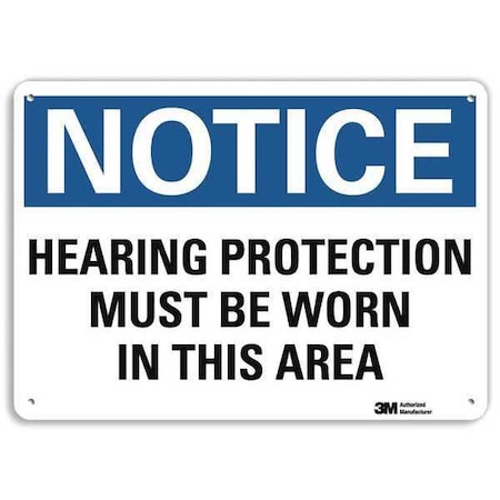 Lyle Notice Sign, 14" Wx10" H, 0.04" Thickness, U5-1265-NA_14x10 U5-1265-NA_14x10