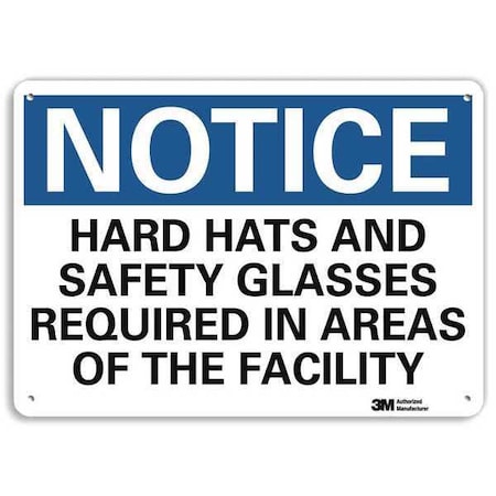Lyle Notice Sign, 10" Wx7" H, 0.04" Thickness, U5-1258-NA_10x7 U5-1258-NA_10x7