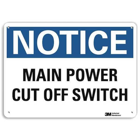 Lyle NoticeSign, RecycldReflecAlum, 14inWx10inH, U5-1316-RA_14X10 U5-1316-RA_14X10