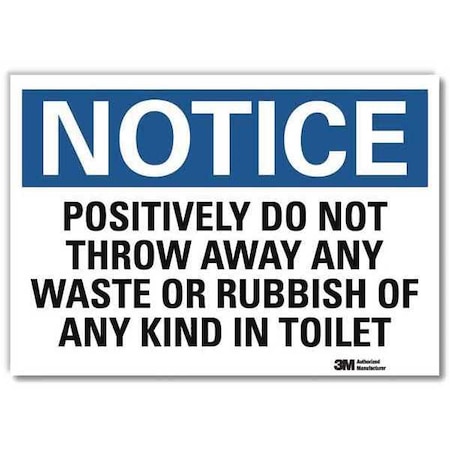Lyle Positively Do Not Throw Away Any Waste or Rubbish of Any Kind In ...