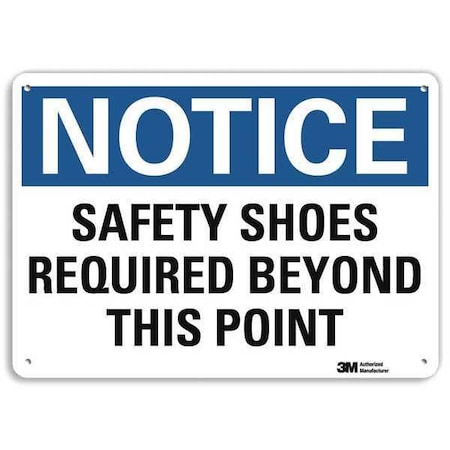 Lyle NoticeSign, RecycldReflecAlum, 14inWx10inH, U5-1507-RA_14X10 U5-1507-RA_14X10
