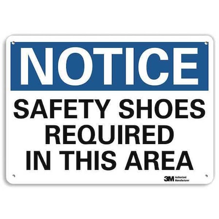 Lyle Notice Sign, 14" Wx10" H, 0.04" Thickness, U5-1508-NA_14x10 U5-1508-NA_14x10