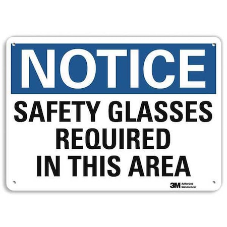Lyle NoticeSign, RecycldReflecAlum, 14inWx10inH, U5-1503-RA_14X10 U5-1503-RA_14X10