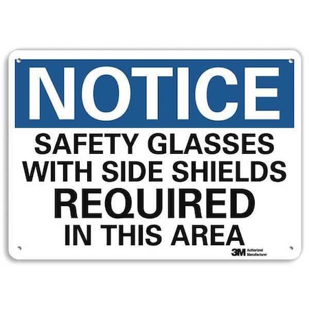Lyle Notice Sign, 10" Wx7" H, 0.04" Thickness, U5-1505-NA_10x7 U5-1505-NA_10x7
