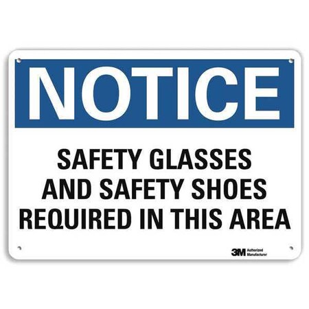 Lyle NoticeSign, RecycldReflecAlum, 14inWx10inH, U5-1495-RA_14X10 U5-1495-RA_14X10