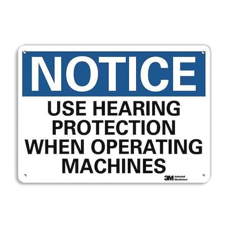 Lyle Notice Sign, 10" Wx7" H, 0.04" Thickness, U5-1593-NA_10x7 U5-1593-NA_10x7