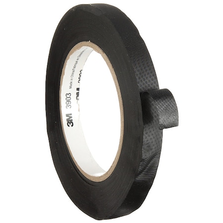 3M Duct Tape, Black, 50 yd L, 1/2 in W 3903