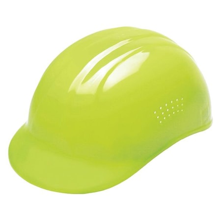 Deltaplus Vented Bump Cap, Front Brim, 4-Point Pinlock Suspension, Fits Hat Size 6 1/2 to 7 3/4, Lime WEL19125HL