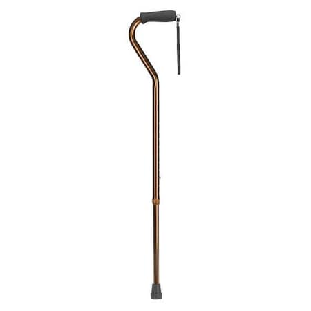 Dmi Adjustable Cane, Offset, 30-19/64in, Bronze 502-1300-5455