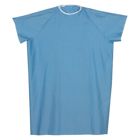 Dmi Easy Access Gown, Cotton/Polyester, Blue, One Size Fits Most 532-8032-0139