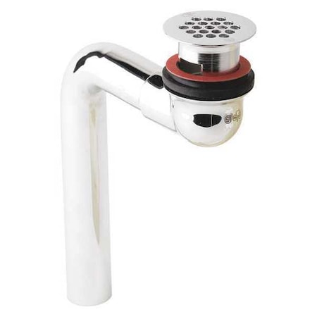 Elkay 1-1/2" or 1-5/8" Drain Outlet Fitting Chrome Plated Brass Perforated Grid and Elbow LKAD174