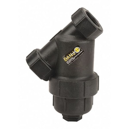Banjo Y-Line Stainer, 1-1/2" Pipe, FNPT, Polypropylene, 150 psi at 70 Degrees F LS150-20