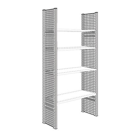 Ssi Schaefer Shelving Wire Mesh Side Panel, 24"D x W x 85"H SP3.24085W1