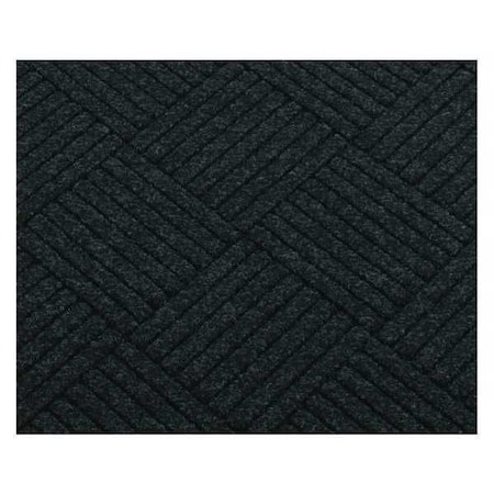 Condor Entrance Mat, Polypropylene, 3/8 in Thick, Charcoal, 3 ft W x 5 ft L 34L256