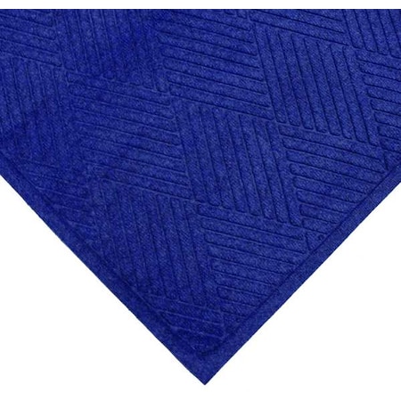 Condor Entrance Mat, Polypropylene, 3/8 in Thick, Blue, 2 ft W x 3 ft L 34L264