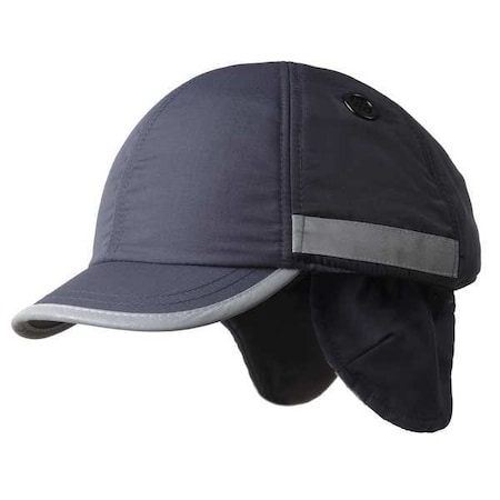 Surflex Bump Cap, Short Brim Baseball, Inner ABS Polymer, Outer Nylon, Hook-and-Loop Suspension, Navy SCARAP2NVY