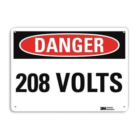 Lyle Danger Sign, 10" W, 7" H, 0.040" Thickness, U3-1071-NA_10x7 U3-1071-NA_10x7
